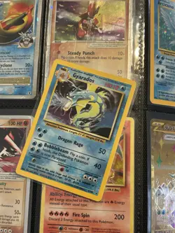 1999 POKEMON BASE SET GYARADOS 100HP HOLO RARE 6/102 STAGE 1 ENGLISH - Image 4