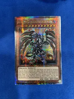 Red Eyes Darkness Metal Dragon QCR RA03 First Edition Yugioh NM/M - Image 1