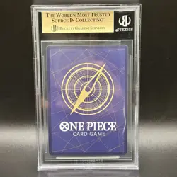 2025 ONE PIECE OP13 EN PORTGAS D. ACE WANTED ALTERNATE ART ERROR BECKETT 10 - Image 2