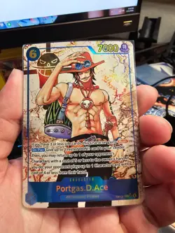 One Piece TCG Portgas D. Ace OP13‑119 Alt Art SEC Carrying on His Will - Image 1