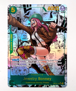 One Piece CCG Jewelry Bonney OP12-118 Manga Alt Art English - Read Description - Image 1