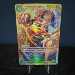 One Piece CCG Monkey.D.Luffy OP13-118 Foil Secret Rare 7000 Power - English - Image 1