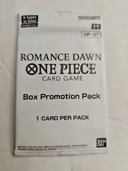 One Piece OP-01 Romance Dawn Box Promotion Pack Factory Sealed NEW - Image 1