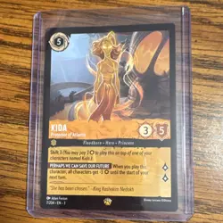 Disney Lorcana Kida Protector of Atlantis 7/204 Legendary Regular - Image 1