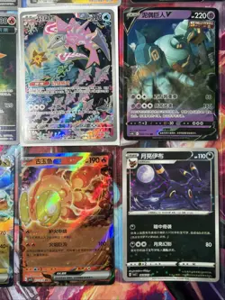 Pokemon 16 Card Lot nm V Max Mega Amazing Ex HOLO Rare Hits Only A61 - Image 4