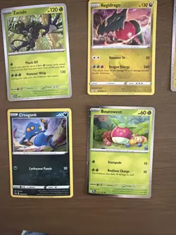 10 Pokemon Cards Mint Tcg Cosmo Promos Eevee Flareon Pawmi Zarude Pawmo - Image 3