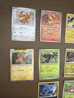 10 Pokemon Cards Mint Tcg Cosmo Promos Eevee Flareon Pawmi Zarude Pawmo - Image 4