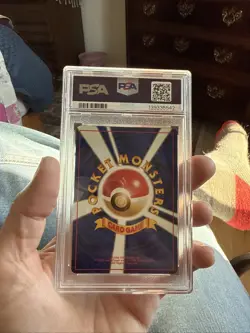 1996 Pokemon Japanese Fossil Haunter Holo Card Graded PSA 8 Mint RARE - Image 2