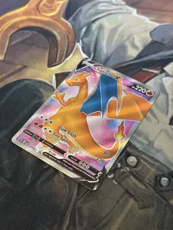 Charizard v SWSH050 Sword & Shield Promo Card Near Mint Condition - Image 2