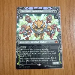 Triceraton Commander (SHOWCASE) - TMNT - Teenage Mutant Ninja Turtles MTG Magic - Image 1