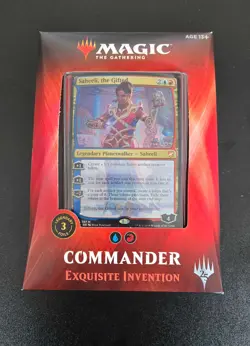 Magic The Gathering Commander 2018 Exquisite Invention Saheeli Deck Sealed - Image 1