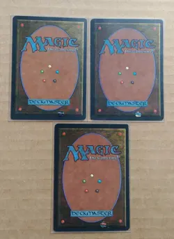 MTG 3x Zelyon Sword Magic The Gathering Fallen Empires Artifact RARE 1994 - Image 2