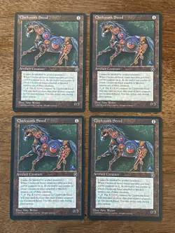 *** Clockwork Steed x4 *** Homelands NM+ NEVER PLAYED MTG Magic FAST SHIPPING - Image 1