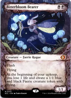 Bitterbloom Bearer (Showcase) 310 Lorwyn Eclipsed NM MTG - Image 1