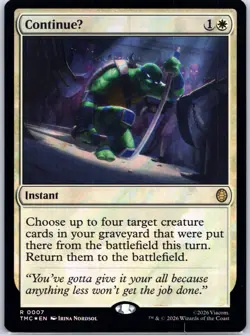 ContinueU R Commander: Teenage Mutant Ninja Turtles 7 NM Surge Foil - Image 1