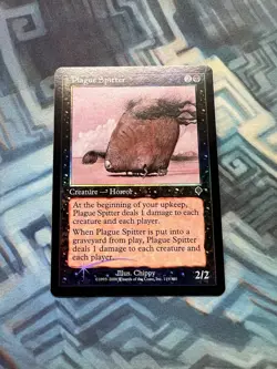 MTG Foil Plague Spitter NM-/EX+ Invasion - Image 1
