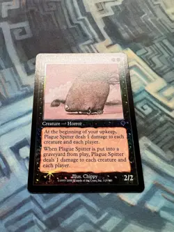 MTG Foil Plague Spitter NM-/EX+ Invasion - Image 2