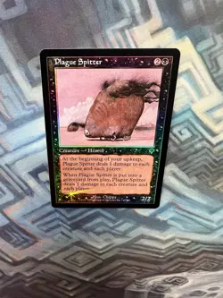 MTG Foil Plague Spitter NM-/EX+ Invasion - Image 3