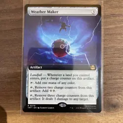 Weather Maker TMT 0279 Extended Art MTG Ninja Turtles NM/M - Image 1