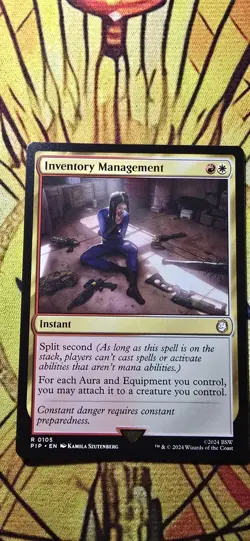 Inventory Management Universes Beyond: Fallout Regular Instant Rare MTG NM - Image 1