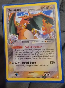 Charizard Delta Species Crystal Guardians 4/100 Holo Rare 120 HP Pokemon Card - Image 1