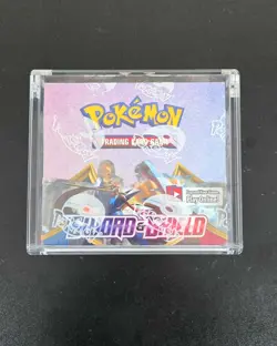 Pokemon TCG Sword & Shield Booster Box SEALED Acrylic Case TCG Display - Image 1