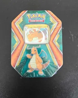 Pokemon Dragonite Promo Tin SEALED Trading Card Game Collector Tin TCG - Image 1