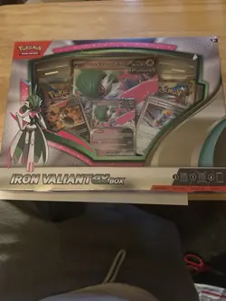 Pokemon TCG Scarlet Violet Iron Valiant ex Box Brand New Factory Sealed 4 Packs - Image 1