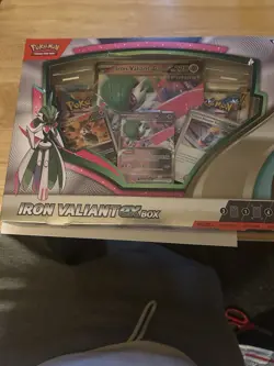 Pokemon TCG Scarlet Violet Iron Valiant ex Box Brand New Factory Sealed 4 Packs - Image 2