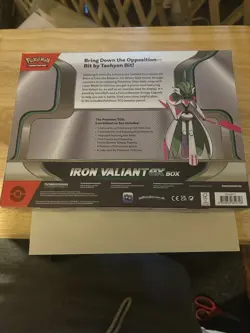 Pokemon TCG Scarlet Violet Iron Valiant ex Box Brand New Factory Sealed 4 Packs - Image 5