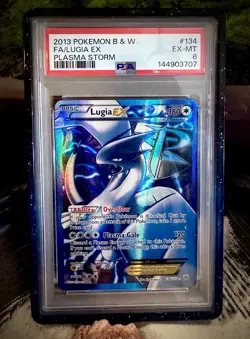 PSA 6 *NEW CERT* 2013 POKEMON B&W PLASMA STORM #134 FULL ART/LUGIA EX - Image 1