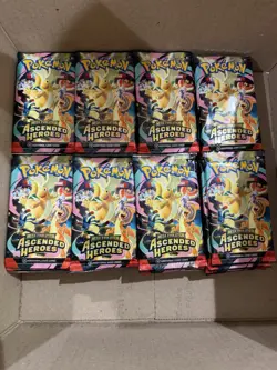 Pokemon Ascended Heroes Booster Packs Factory Sealed Unweighted Lot Of 50 Packs - Image 1