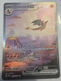 Pokemon 2023 - Charizard ex 199/165 - Scarlet & Violet 151 Holo - Near Mint! - Image 1