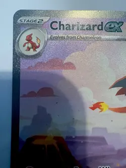 Pokemon 2023 - Charizard ex 199/165 - Scarlet & Violet 151 Holo - Near Mint! - Image 2