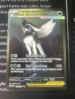 Pokemon Mega Absol EX Holo Rare 180/132 Full Art SIR Mega Evolution NEAR MINT - Image 1