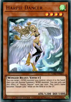 Yugioh Harpie Dancer LART-EN023 Limited Edition Ultra Rare NM - Image 1