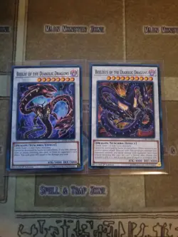 YUGIOH BEELZEUS OF THE DIABOLIC DRAGONS + BEELZE LEHD COMMON 1ST ED NM - Image 1