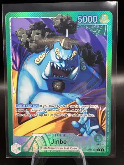 ONE PIECE CARD GAME - JINBE OP11-021 LEADER ALT ART - ENGLISH - Image 1