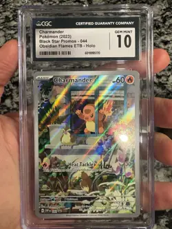 Charmander 044 Sv: Scarlet & Violet Promo Cards Holo CGC 10 💎 📈🔥 - Image 1