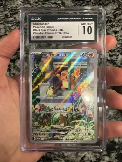 Charmander 044 Sv: Scarlet & Violet Promo Cards Holo CGC 10 💎 📈🔥 - Image 2