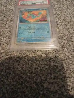 Pokemon TCG Squirtle S&V 151 Stamped Holo Promo Card 007/165 Center PSA 8 - Image 3