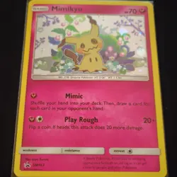 Pokemon Mimikyu SM163 Promo Holo Basic Scarlet & Violet Promo Card 2019 - Image 1