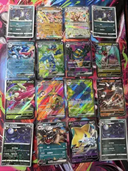 Pokemon 16 Card Lot nm V Max Mega Amazing Ex HOLO Rare Hits Only A64 - Image 1
