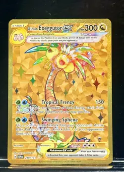 Alolan Exeggutor ex 248/191 Sv08: Surging Sparks Pokemon card - Image 1