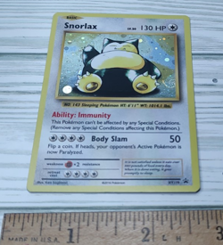 Snorlax XY179 Black Star Promo Holo XY Promo 2016 Pokemon Trading Card TCG - Image 1
