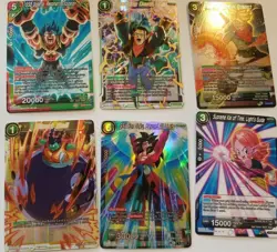 22X CARD LOT DRAGON BALL SUPER FOIL SON GOKU PR FOIL GIANT BALL SR FOIL TRUNKS - Image 1
