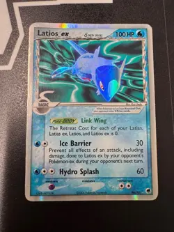 Pokemon Latios EX Dragon Frontiers Ultra Rare Holo Card - Image 1
