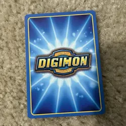 MetalGreymon Bo-80 Gold Name Text Digimon Card Bandai 1999 - Image 2