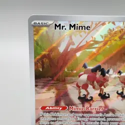 Mr. Mime 179/165 Scarlet Violet 151 Illustration Rare IR Pokemon TCG Card - Image 2