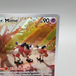 Mr. Mime 179/165 Scarlet Violet 151 Illustration Rare IR Pokemon TCG Card - Image 3